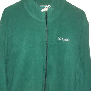 Columbia green fleece jacket